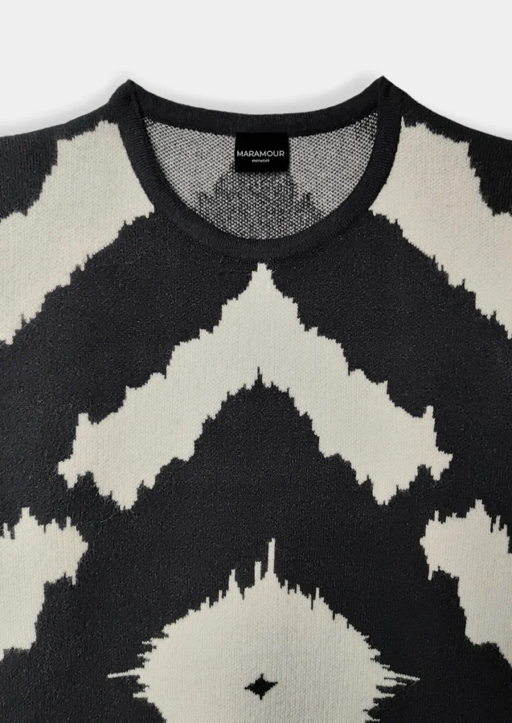 Sweater jackard mantra 1