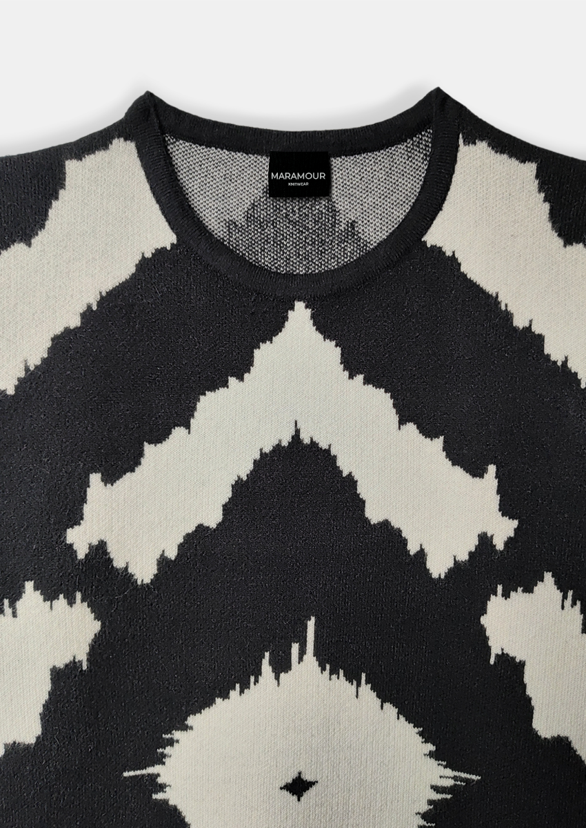 Sweater jackard mantra 1