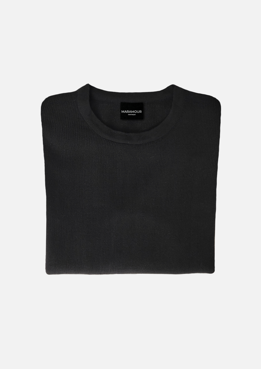 Sweater rayado en mangas negro 3